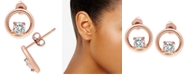 Giani Bernini Cubic Zirconia Circle Stud Earrings, Created for Macy's